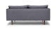 Burrard Stone Blue Loveseat - Gallery View 5 of 11.