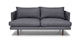 Burrard Stone Blue Loveseat - Gallery View 1 of 11.