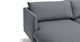 Burrard Stone Blue Left Sectional Sofa - Gallery View 6 of 11.