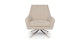 Spin Calcite Ivory Swivel Chair - Gallery View 1 of 11.