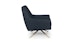 Spin Ink Blue Swivel Chair - Gallery View 4 of 11.
