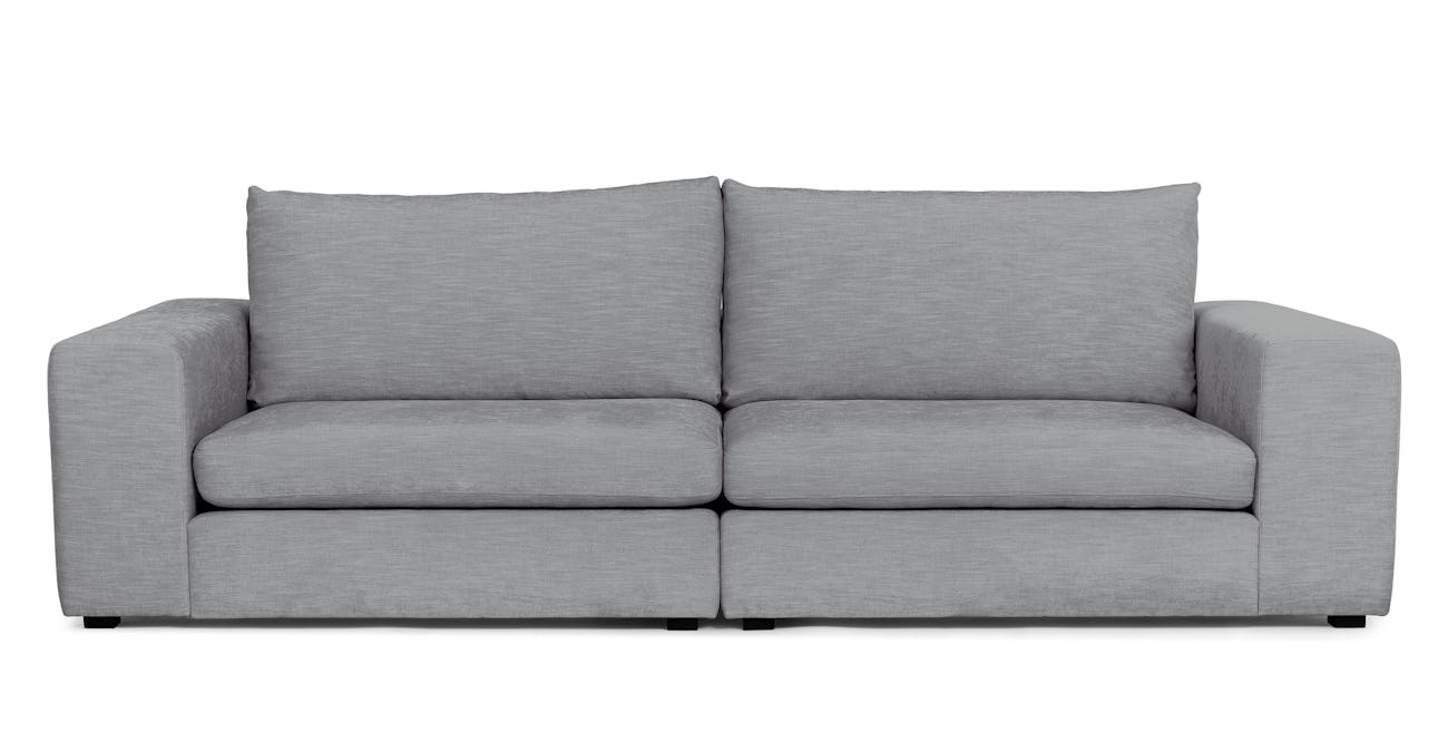 Gaba Gull Gray Two Seater Modular Sofa