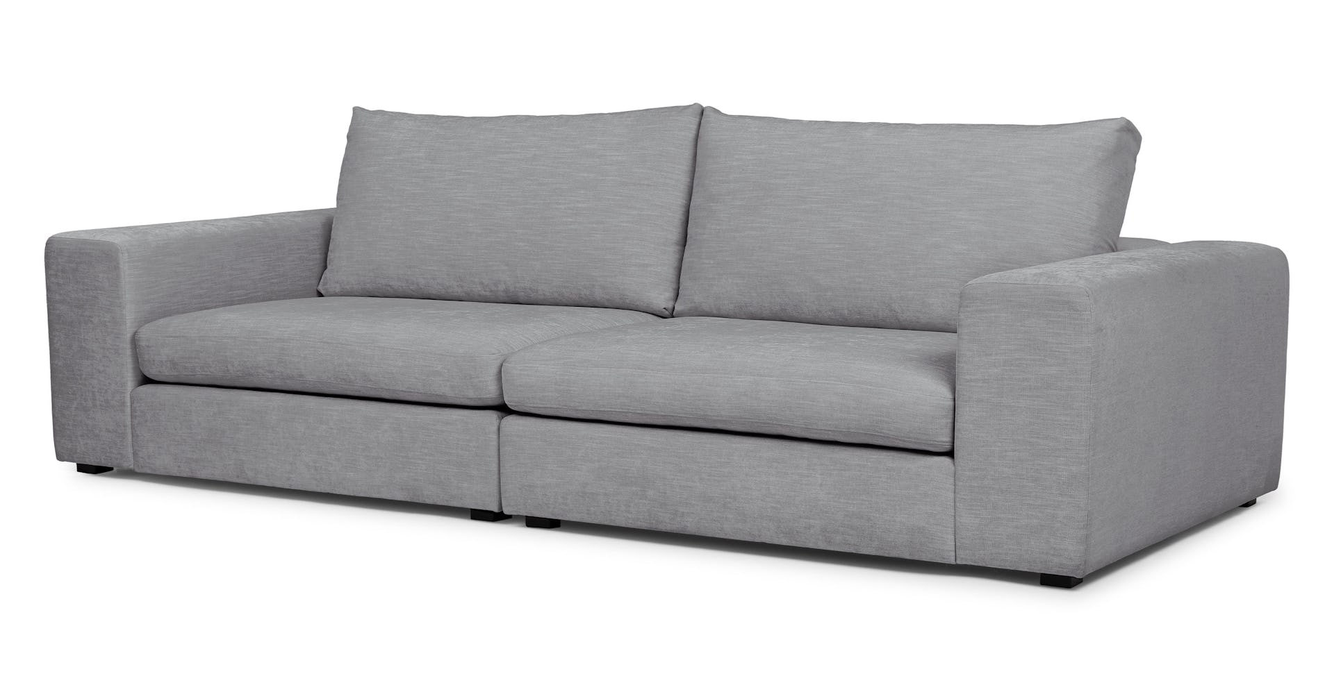 Gull Gray Gaba 2 Seater Fabric Modular Sofa Article