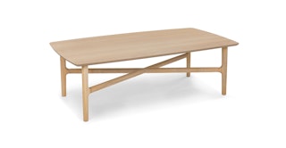 Brezza Light Oak Rectangular Coffee Table - Primary View 1 of 12 (Click To Zoom).