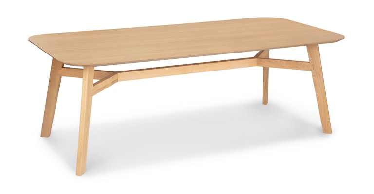 Ventu Light Oak Dining Table for 8 - Primary View 1 of 12 (Open Fullscreen View).