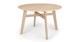 Ventu Light Oak Round Dining Table - Gallery View 3 of 11.