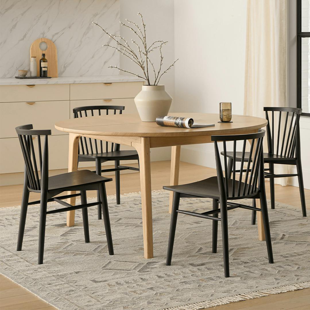 Rus Dining Chair in Black
