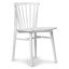 White Painted Oak Wood Dining Chair | Rus | Article