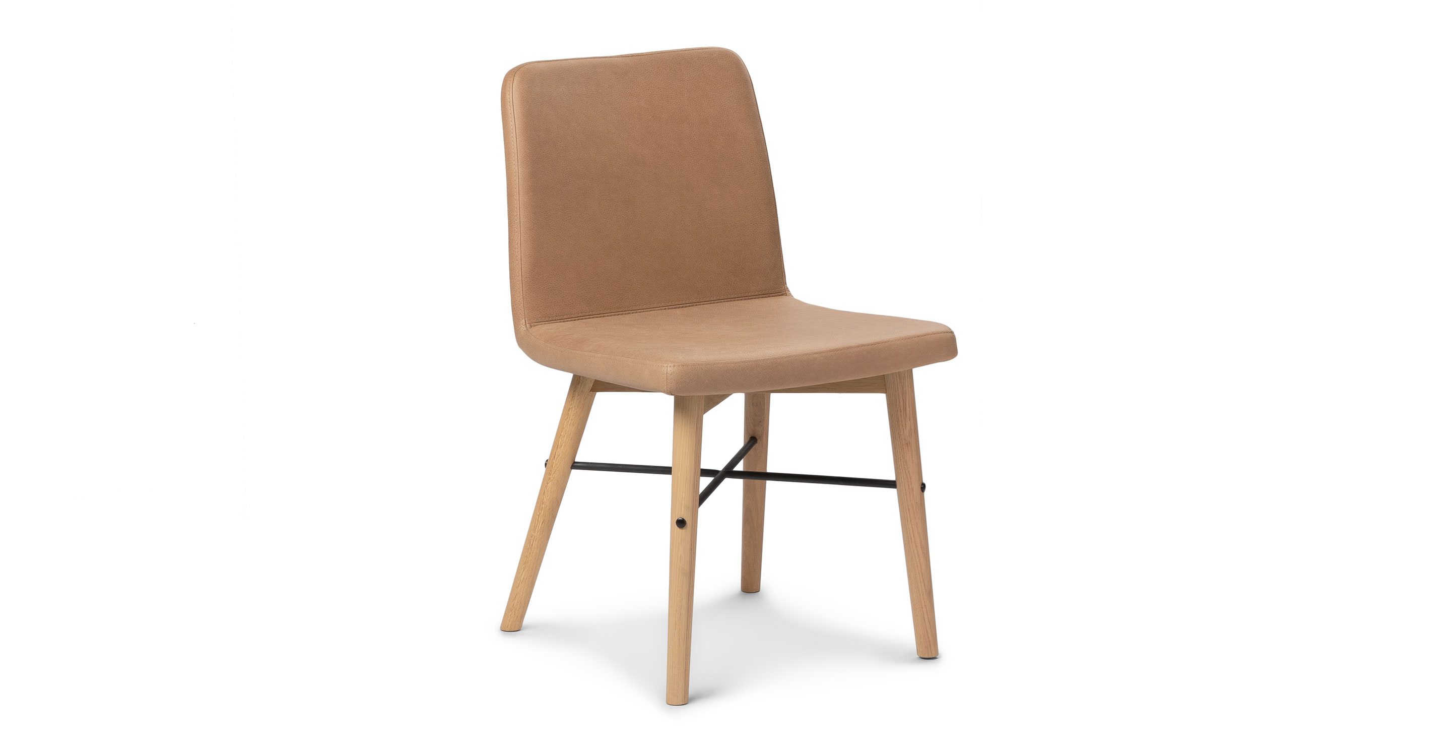 Canyon Tan Leather Dining Chair Kissa, Tan Leather Dining Chair