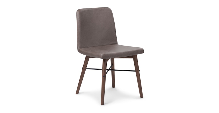 Kissa Canyon Charcoal Matte Walnut Dining Chair - Primary View 1 of 14 (Open Fullscreen View).