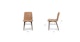 Kissa Canyon Tan Matte Walnut Dining Chair - Gallery View 15 of 15.