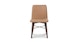 Kissa Canyon Tan Matte Walnut Dining Chair - Gallery View 2 of 15.
