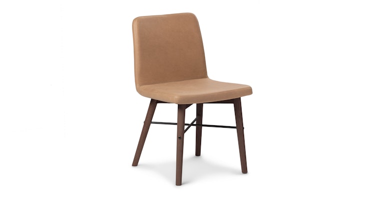 Kissa Canyon Tan Matte Walnut Dining Chair - Primary View 1 of 15 (Open Fullscreen View).