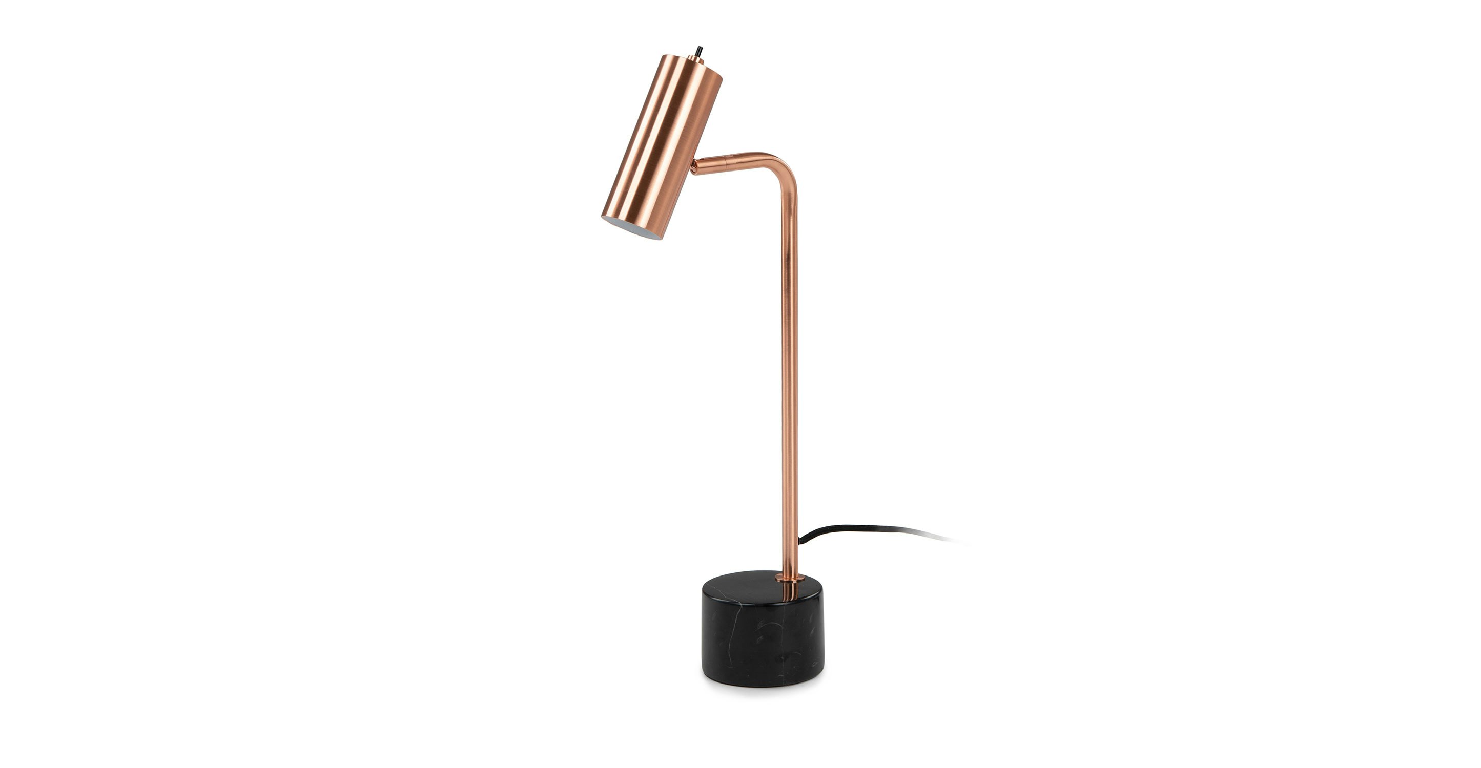 Crane Copper Table Lamp