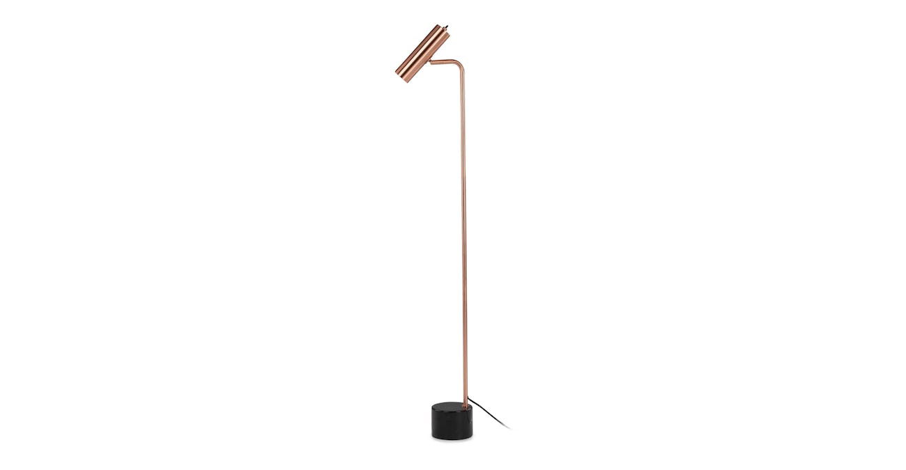 Crane Copper Floor Lamp