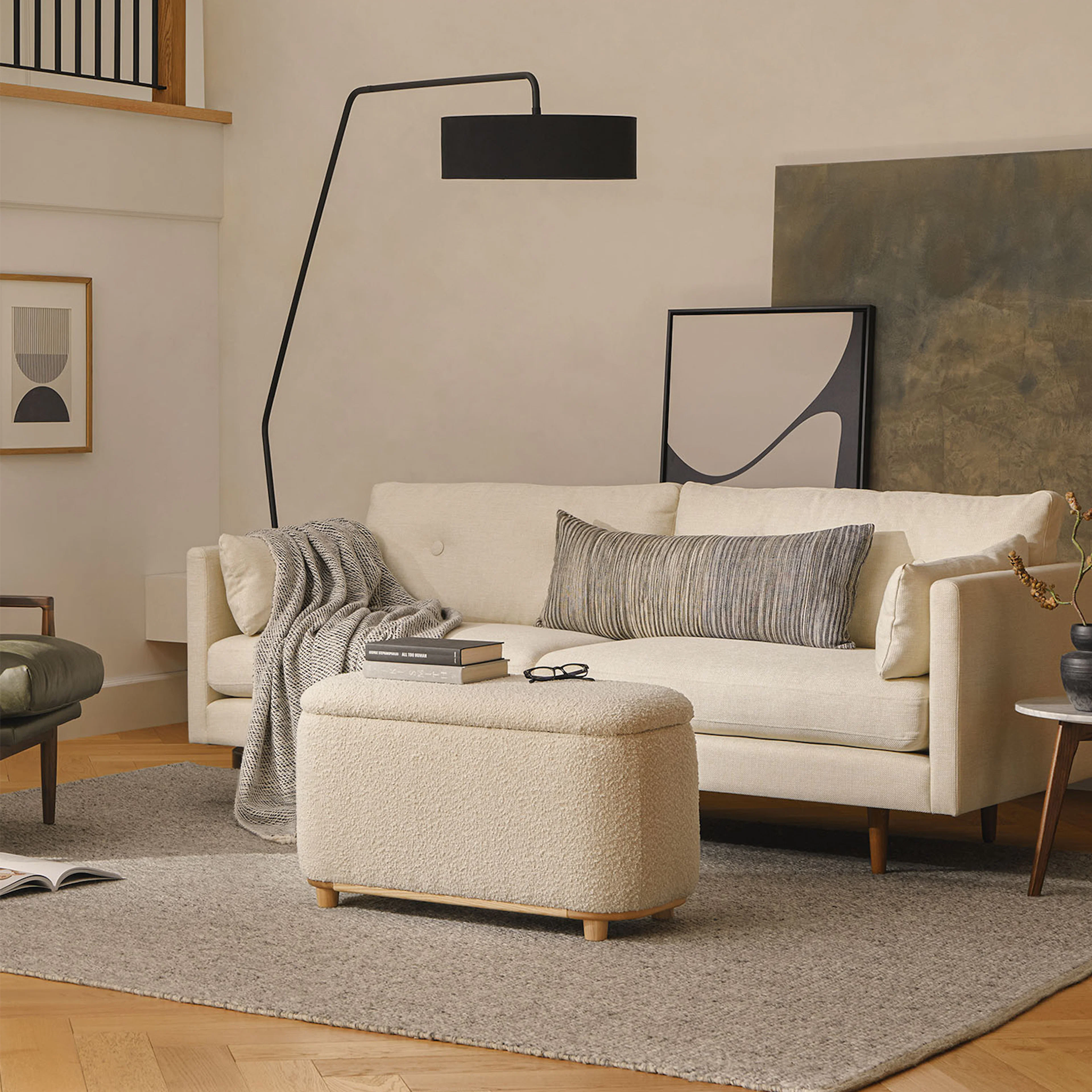Heron Floor Lamp - Black