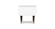 Envelo White / Walnut 1-Drawer Nightstand - Gallery View 5 of 12.