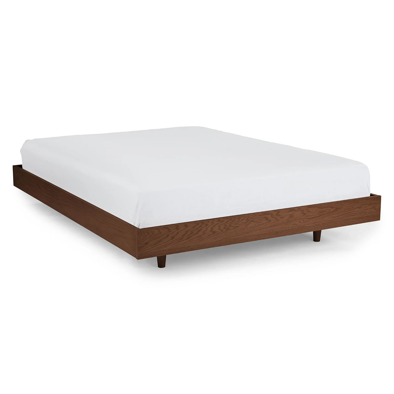 Basi Queen Bed Frame Walnut - Stylish & Durable