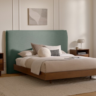 Basi Walnut Queen Bed Frame