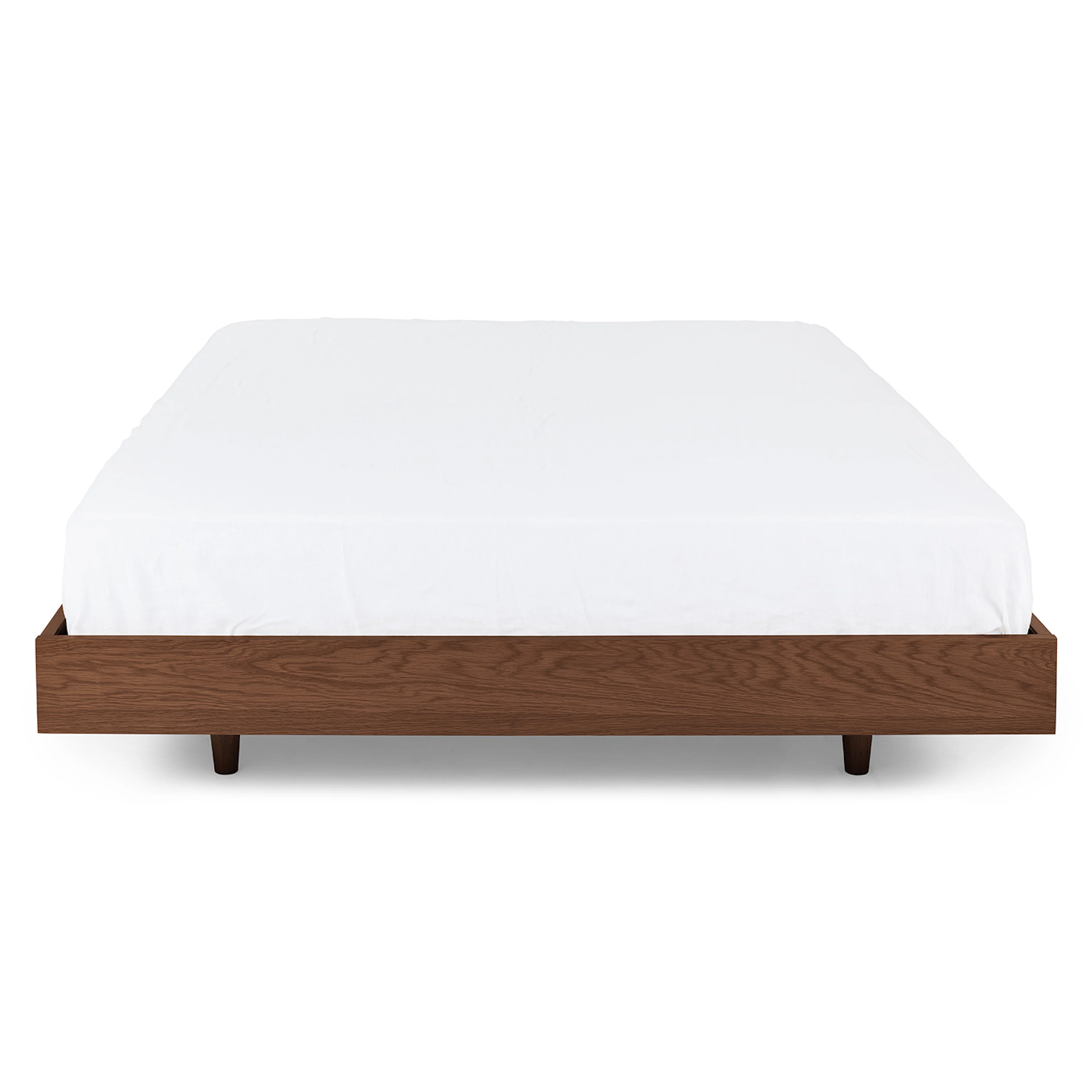 Basi Queen Bed Frame Walnut - Stylish & Durable
