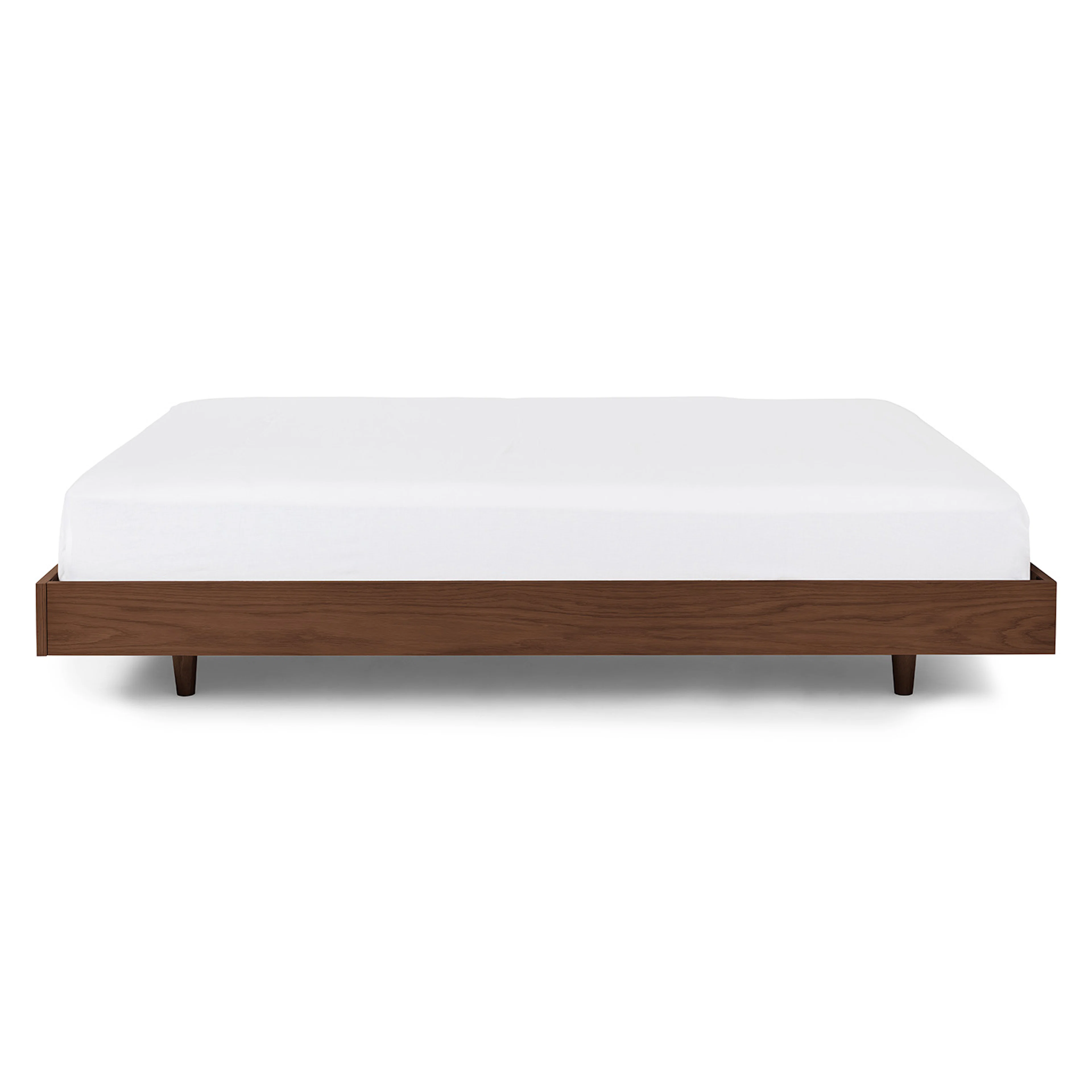 Basi Queen Bed Frame Walnut - Stylish & Durable