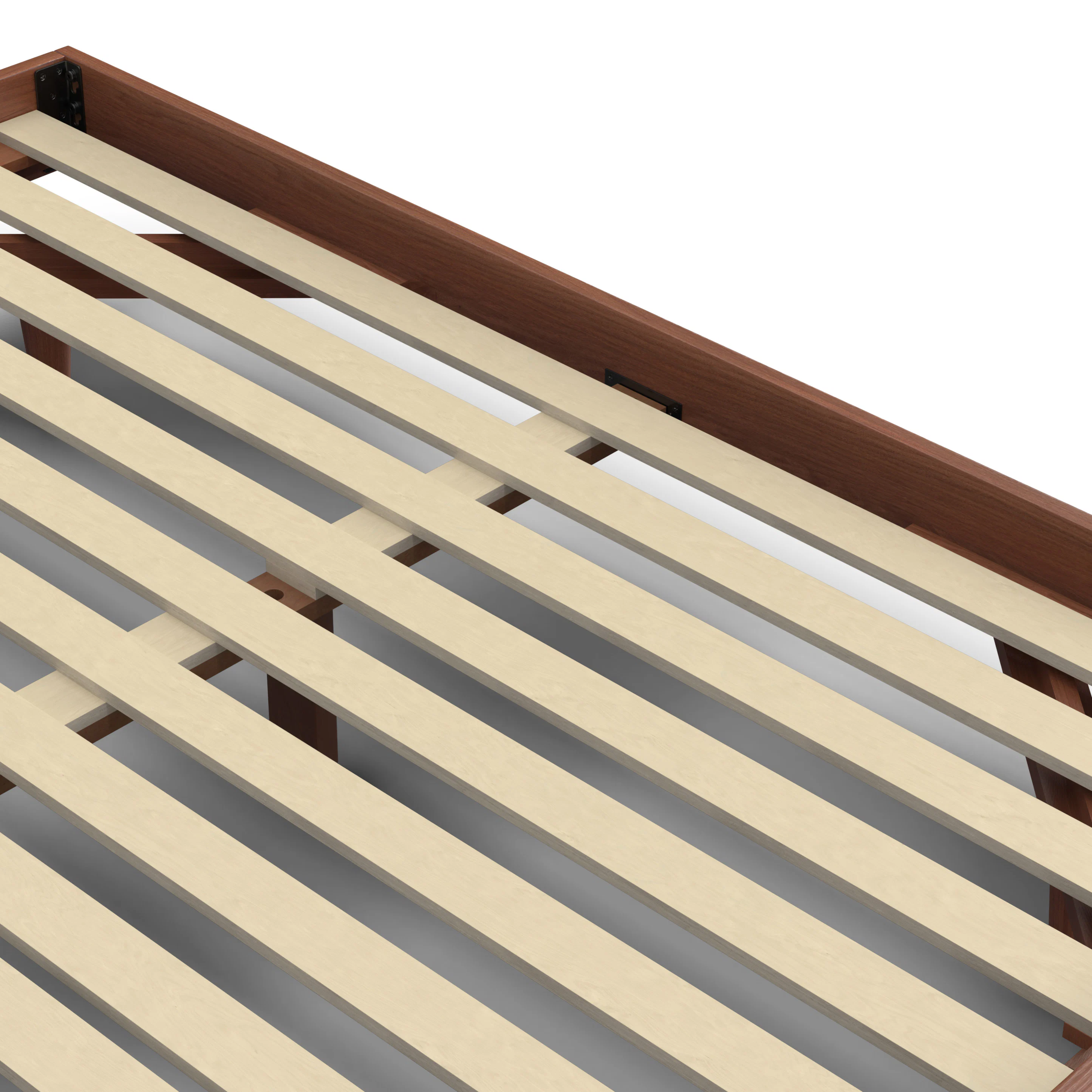 Basi Queen Bed Frame Walnut - Stylish & Durable