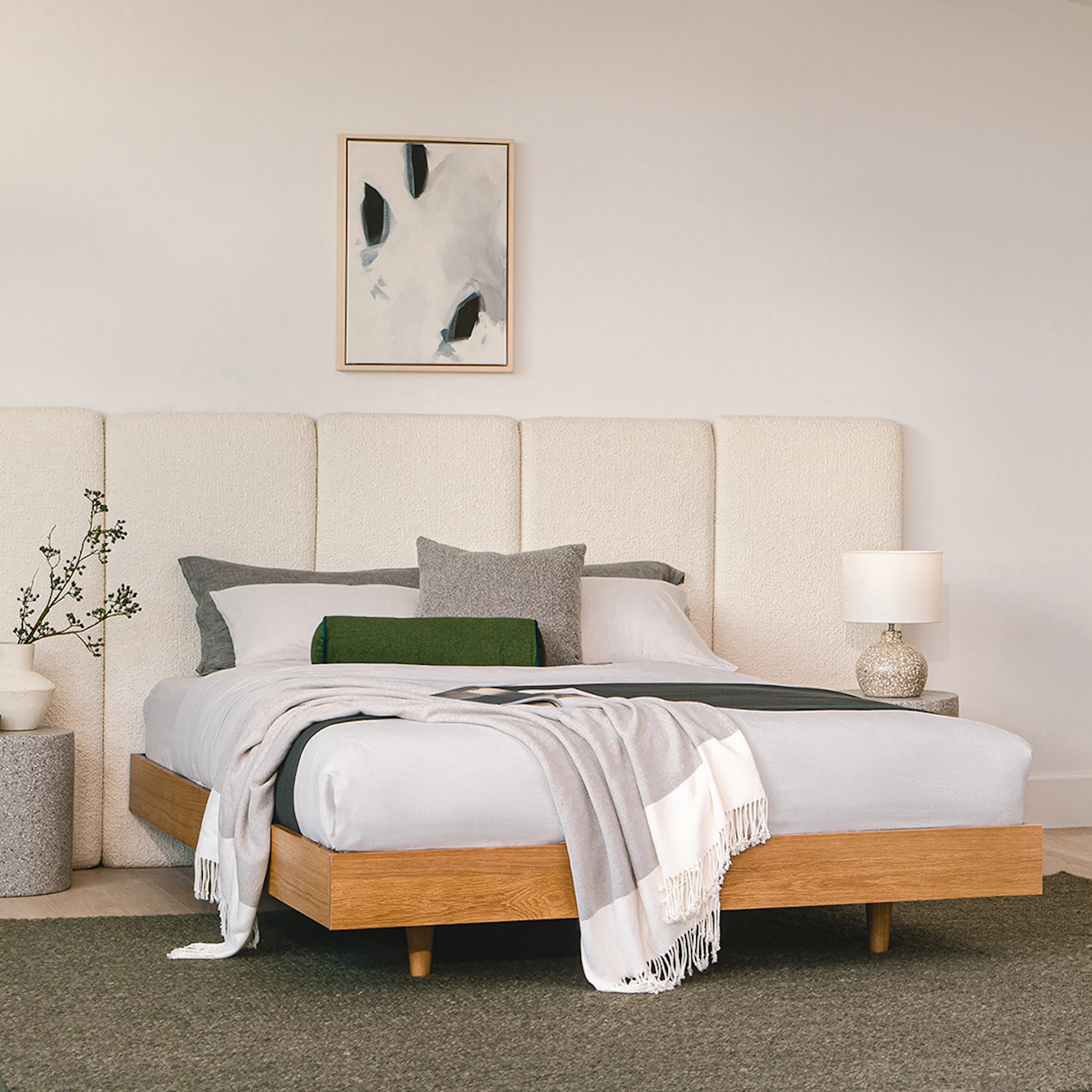 Basi Oak Queen Bed Frame
