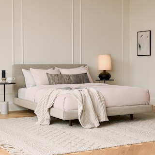 Tessu Queen Upholstered Bed - Clay Taupe