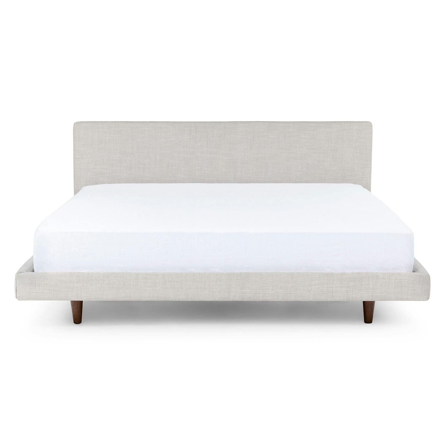 Tessu King Low Profile Upholstered Bed - Thumbnail 3