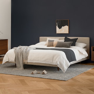 Tessu King Upholstered Bed - Clay Taupe