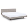 Tessu King Low Profile Upholstered Bed - Glaze Gray