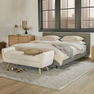 Tessu Glaze Gray King Bed