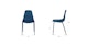 Svelti Navy Blue Dining Chair - Gallery View 11 of 11.