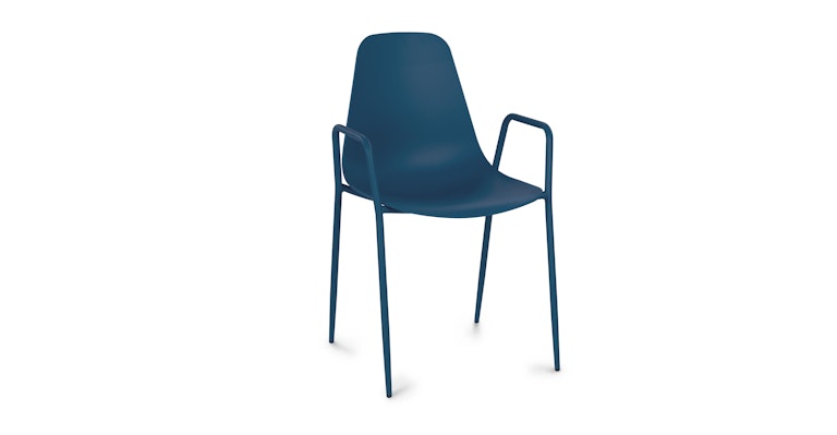 Svelti Navy Blue Dining Armchair - Primary View 1 of 11 (Open Fullscreen View).