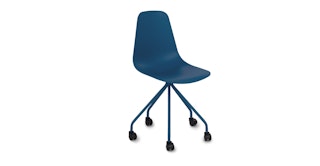 Svelti Navy Blue Office Chair - Primary View 1 of 10 (Click To Zoom).