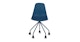 Svelti Navy Blue Office Chair - Gallery View 2 of 10.