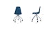 Svelti Navy Blue Office Chair - Gallery View 10 of 10.