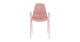 Svelti Dusty Pink Stackable Dining Armchair - Gallery View 3 of 11.