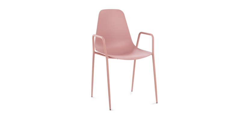 Svelti Dusty Pink Dining Armchair - Primary View 1 of 11 (Open Fullscreen View).