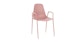 Svelti Dusty Pink Stackable Dining Armchair - Gallery View 1 of 11.