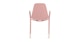 Svelti Dusty Pink Dining Armchair - Gallery View 5 of 11.