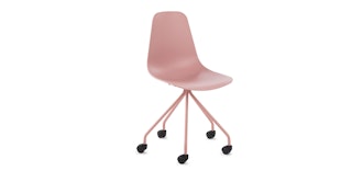 Svelti Dusty Pink Office Chair - Primary View 1 of 11 (Click To Zoom).