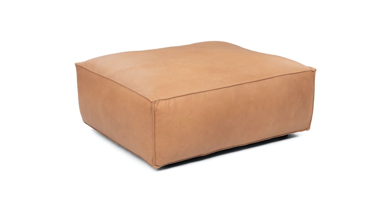 Solae Canyon Tan Ottoman - Primary View 1 of 8 (Open Fullscreen View).