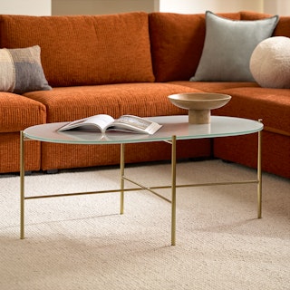 Silicus Light Gray Oblong Coffee Table
