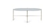 Silicus Light Gray Oblong Coffee Table - Gallery View 3 of 10.
