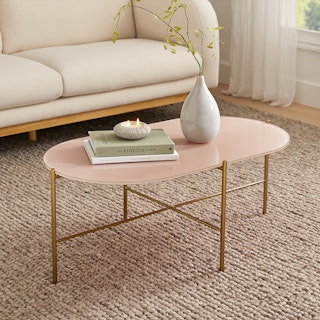 Silicus Pink Oblong Coffee Table
