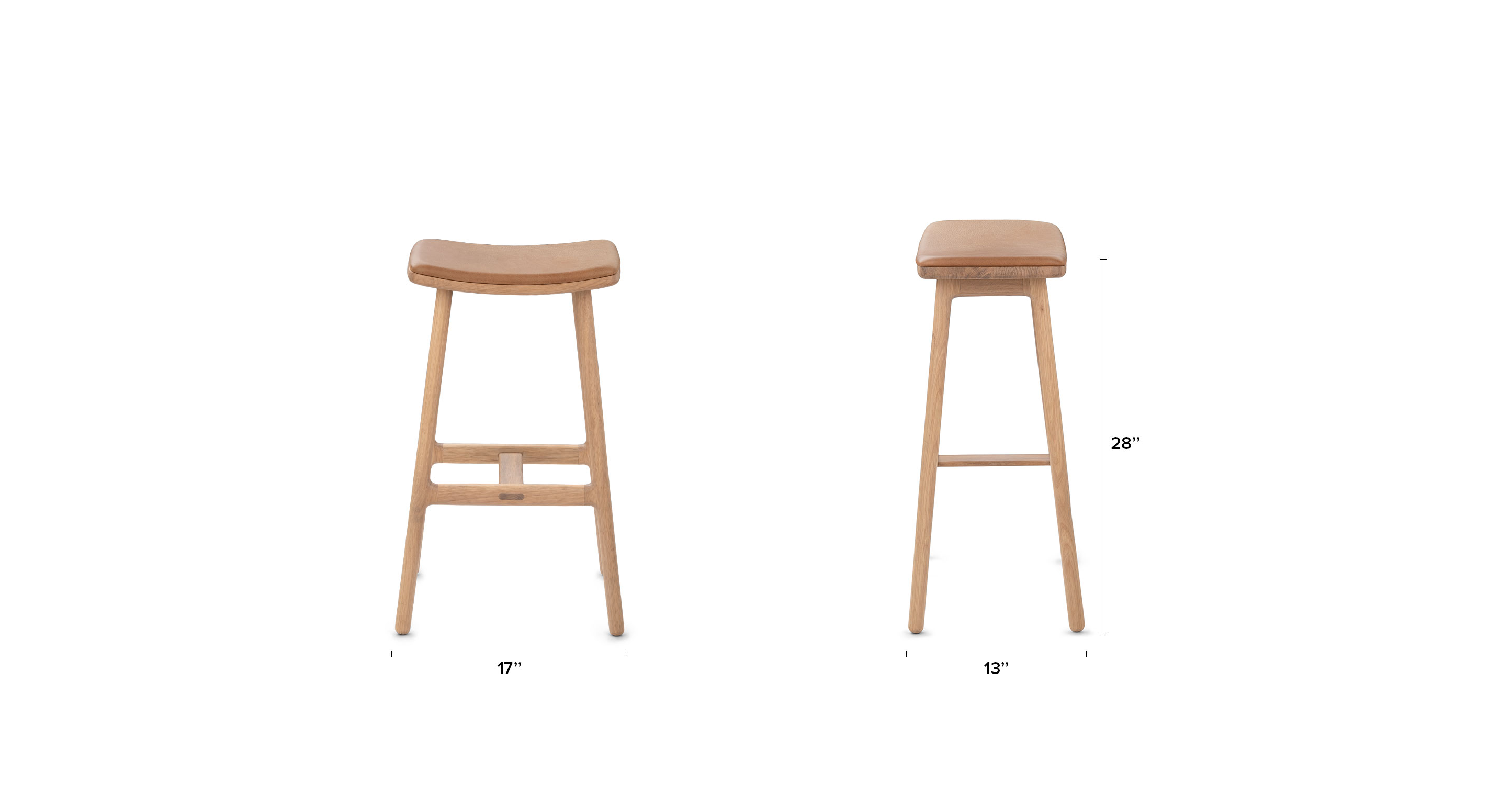 light oak counter stool