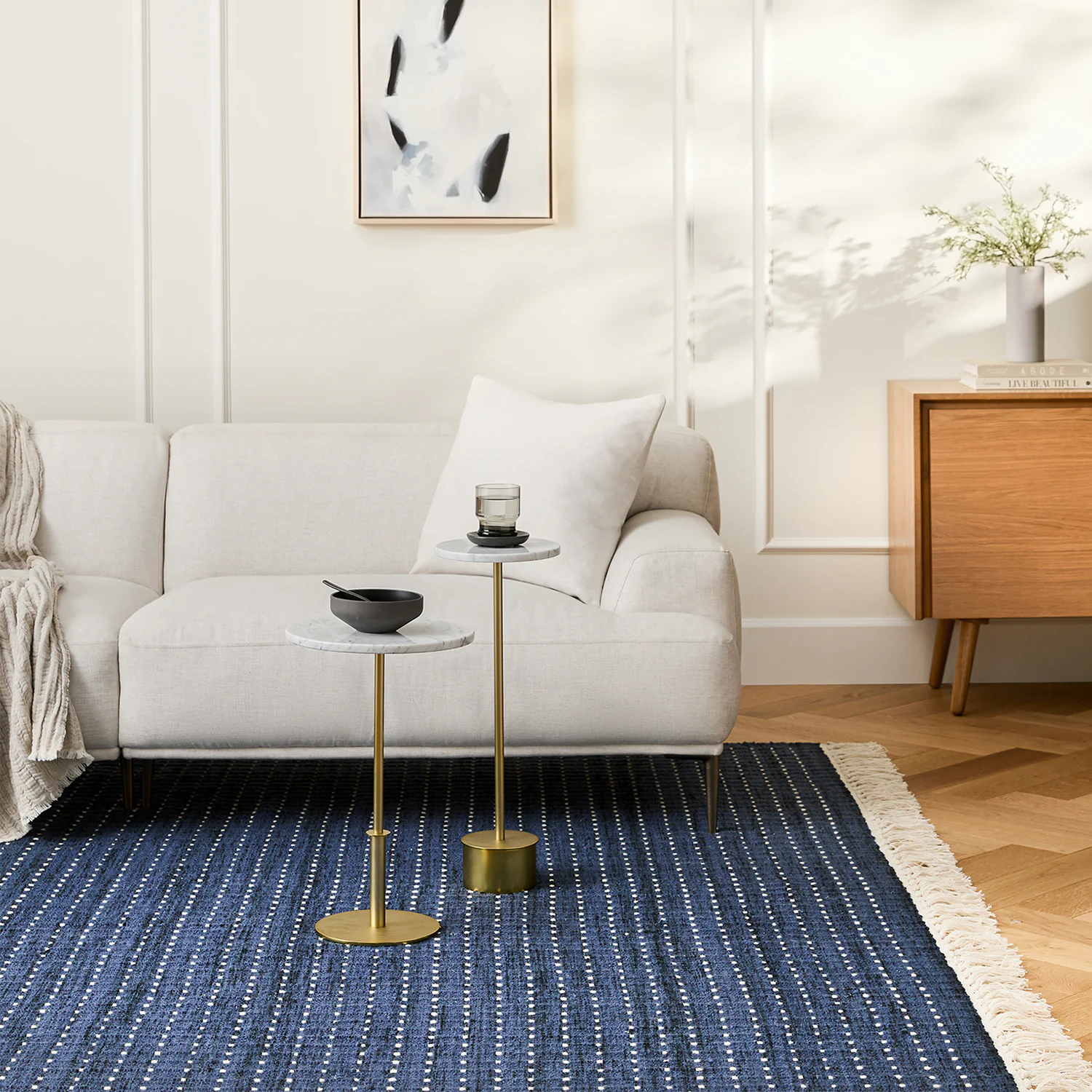 Modern White Sofa - Article Furniture