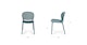 Dot Surf Blue Stackable Dining Chair - Gallery View 11 of 11.