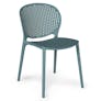 Dot Outdoor Stackable Dining Chair - Surf Blue